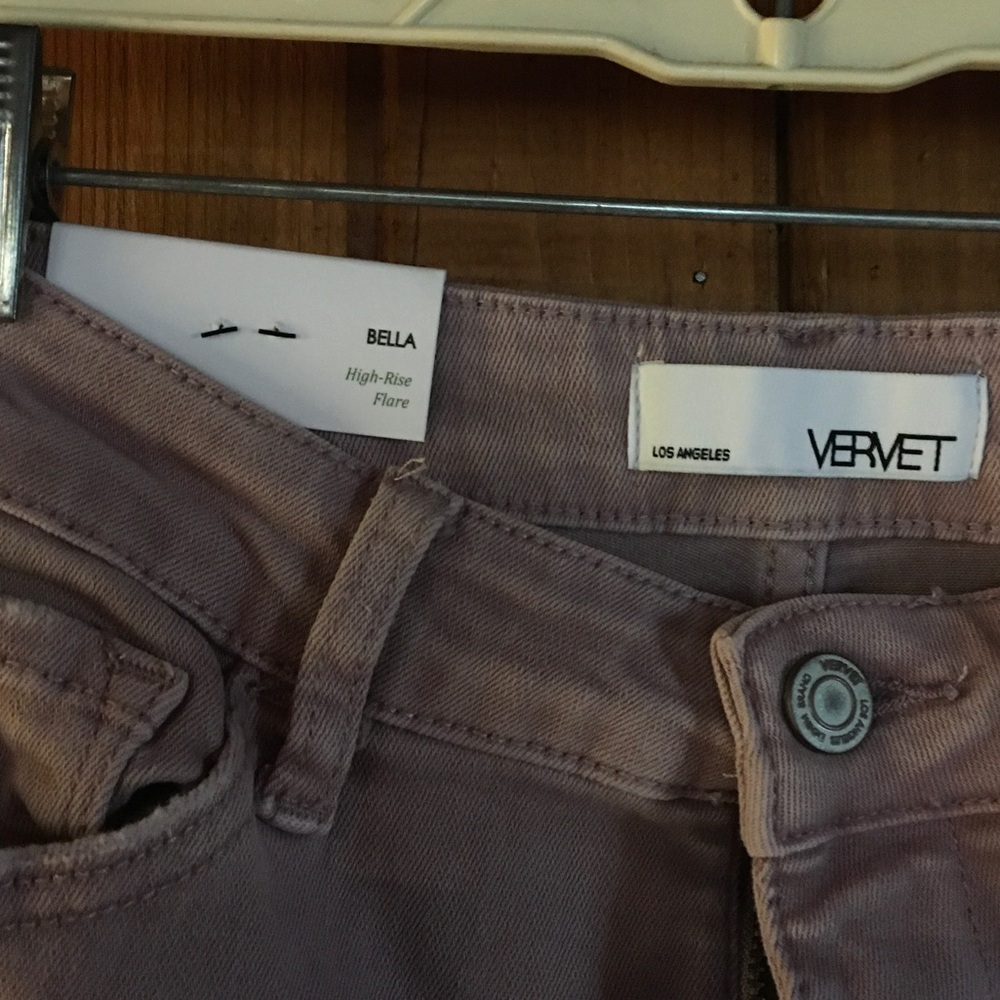 Women's Flare & Wide Leg Jeans - Purple - Picture 2 of 6